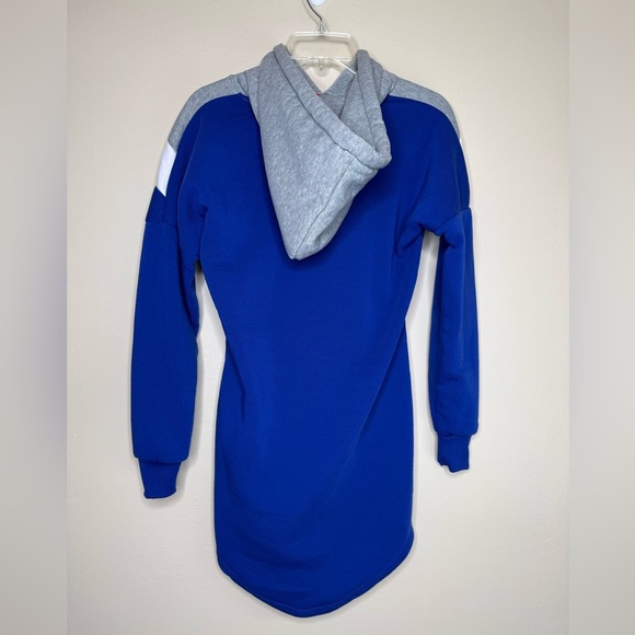 NWT Nike Blue White And Gray Tunic Sweatshirt Hoodie Size Medium - Picture 3 of 9